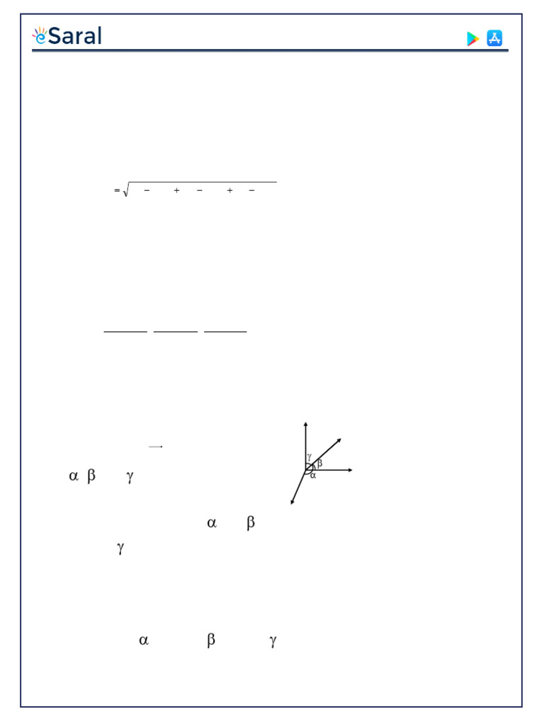 JEE Main Revision Notes On Three Dimensional Geometry Free PDF Download ...