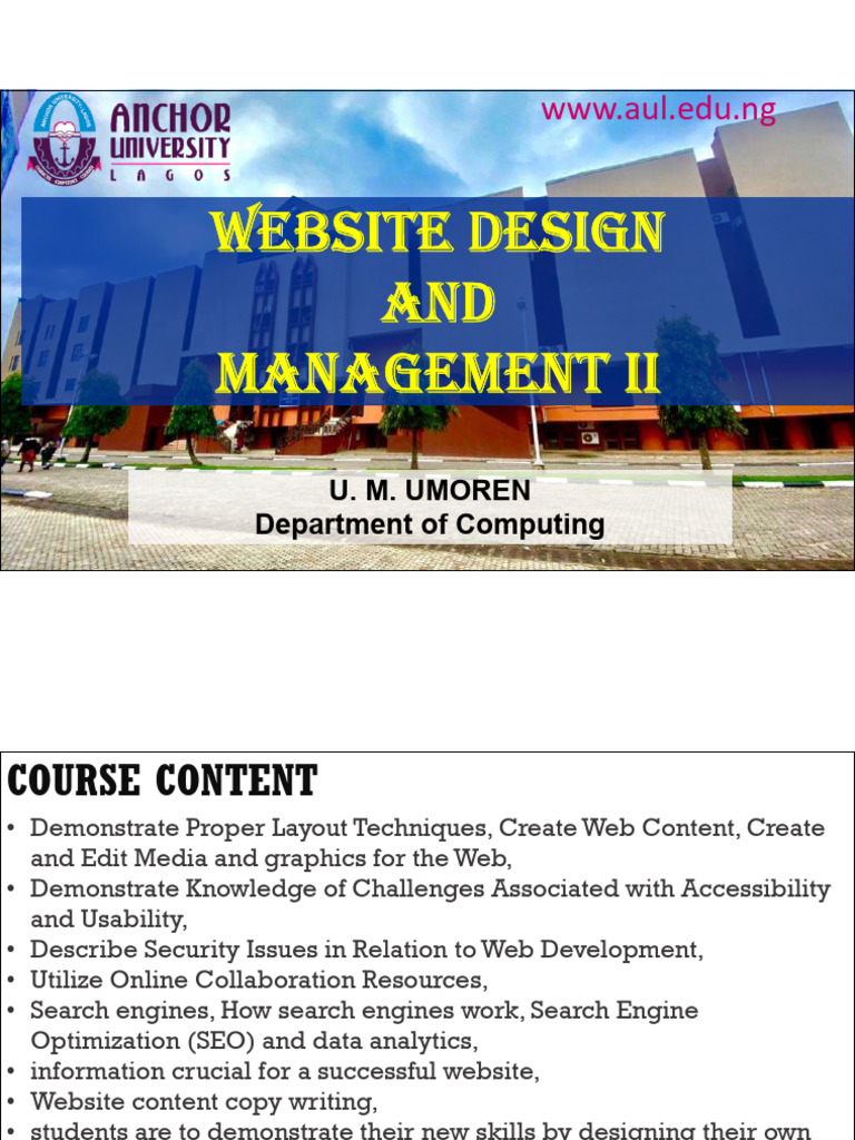 Web Design Course for Students | PDF | Html | Html Element