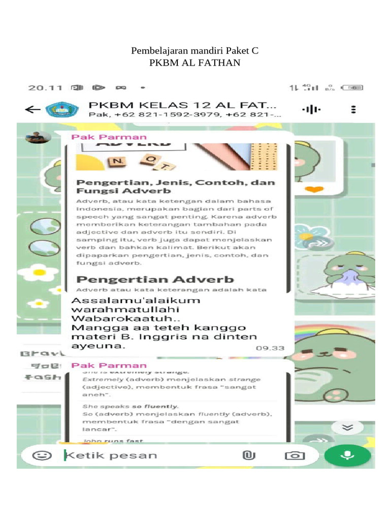 Pembelajaran Mandiri PAKET C | PDF