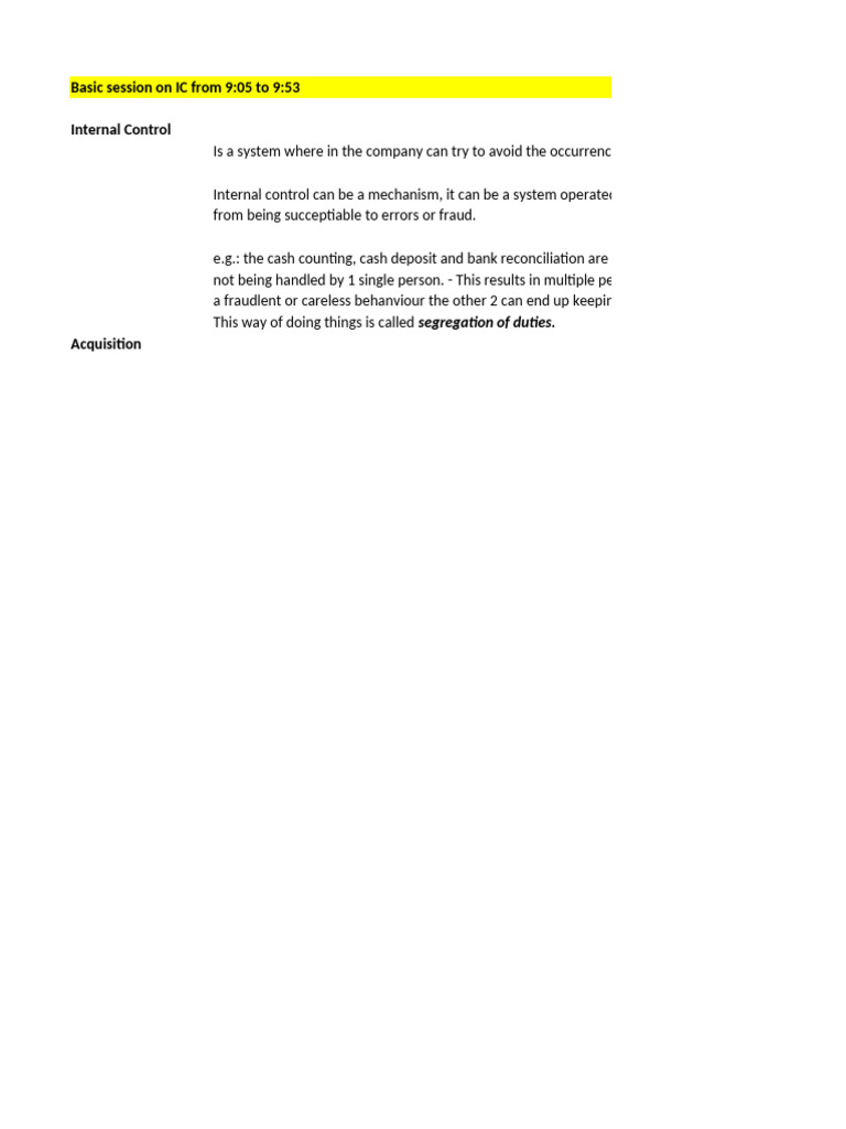 1500 Internal Control Pdf Internal Control Internal Audit