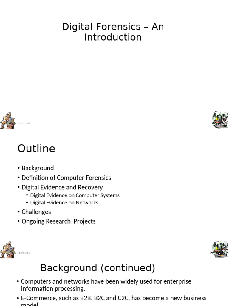 Introduction to Digital Forensics | PDF | Computer Forensics | Digital ...