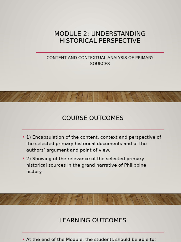 Module 2 Rhist Historical Perspective Edited 2074824059 Pdf