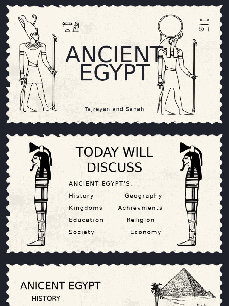 History Presentation Sanah & Tajreyan | PDF | Ancient Egypt | Ancient ...