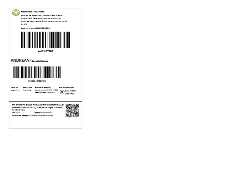 Shipment Labels 241111202346 | PDF