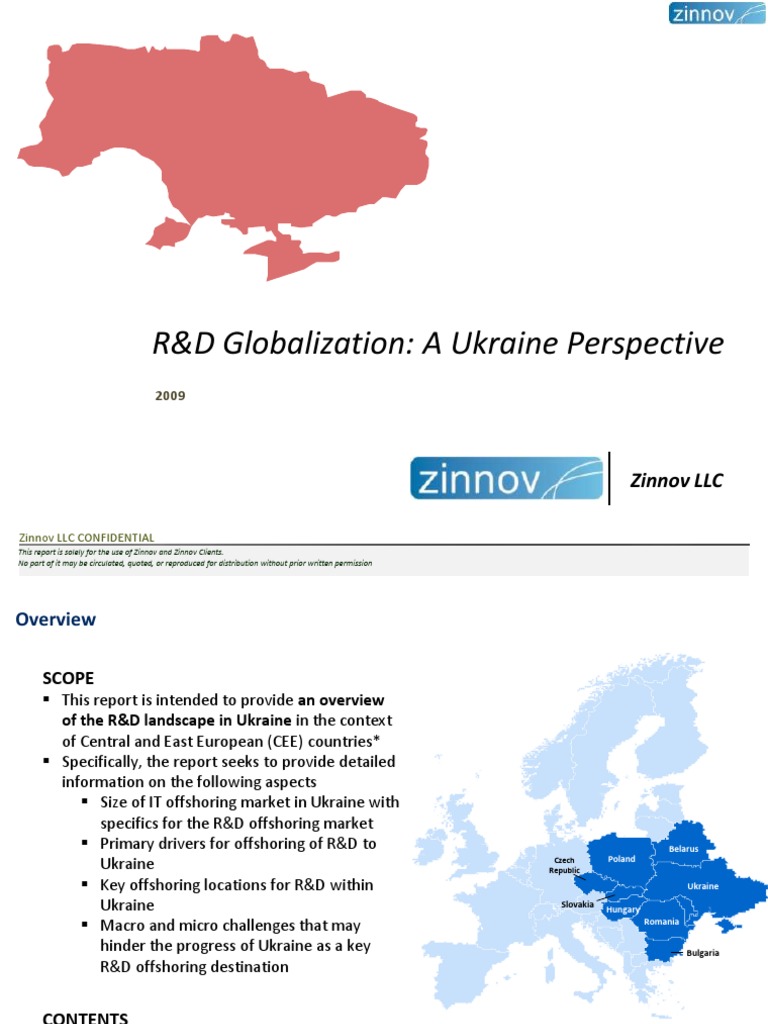 Ukraine's R&D Offshoring Landscape | PDF | Ukraine | Offshoring