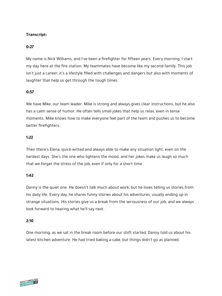 Firefighter Life: Humor and Heroism | PDF | Laughter