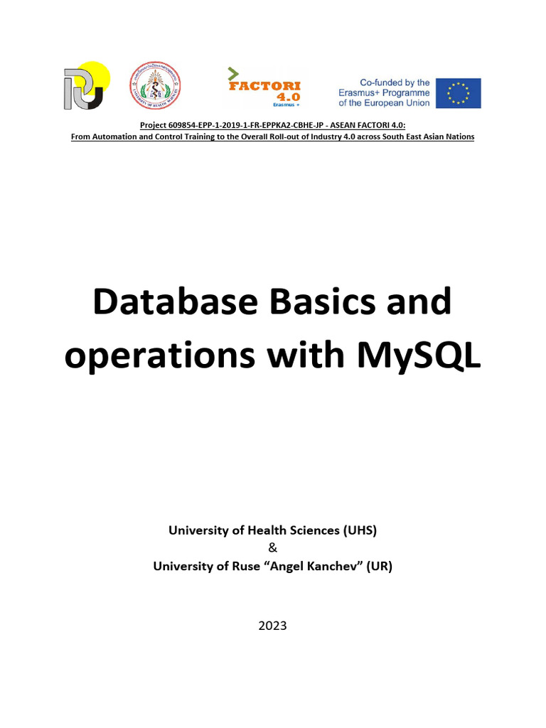 MySQL Database Basics for Students | PDF | Databases | Relational Database