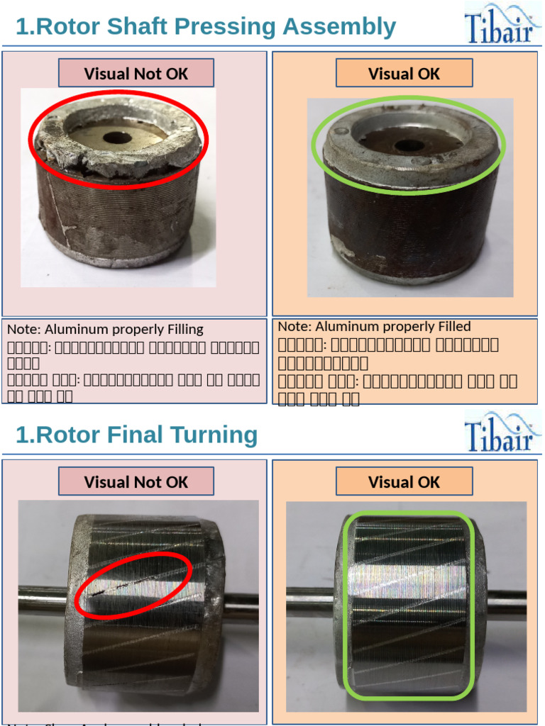 Rotor PPT (Rotor Prassing and Rotor Lacquering) | PDF