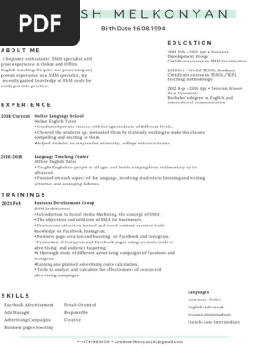 Modern Resume