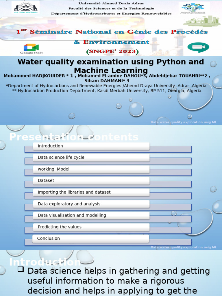 Water Quality Prediction Using ML | PDF | Support Vector Machine ...