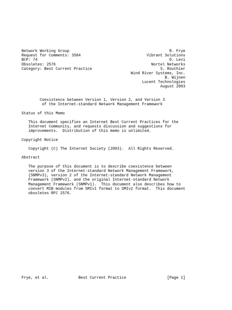 RFC 3584 | PDF | Information Technology | Computer Networking