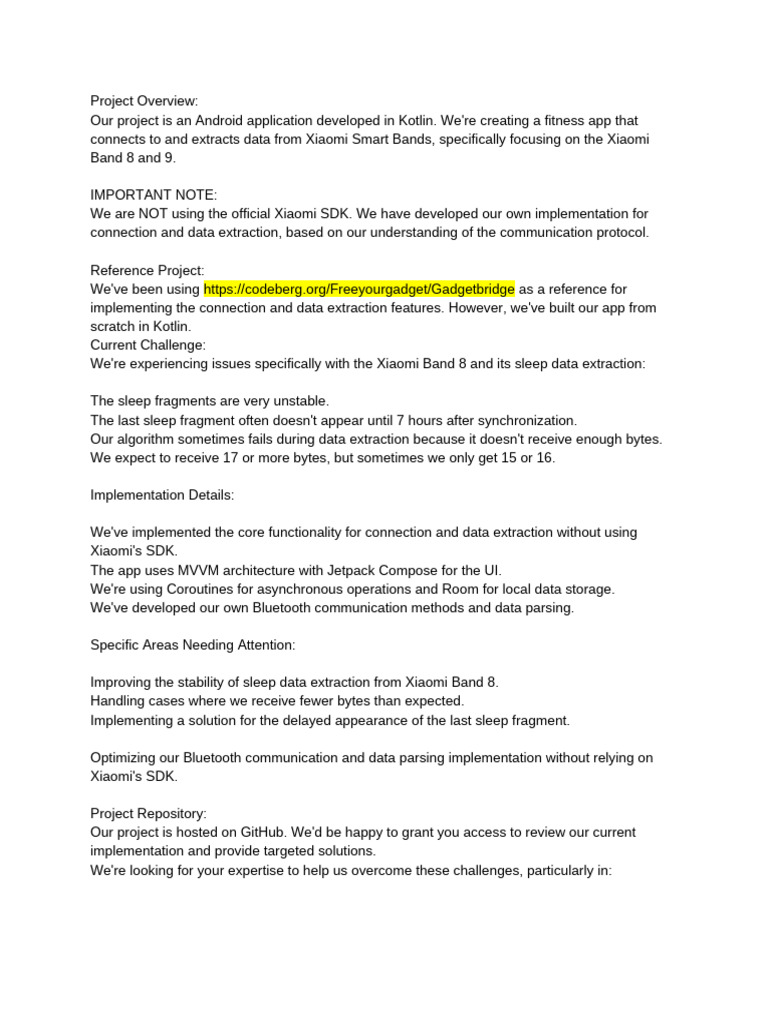 Project Overview Pdf Bluetooth Mobile App