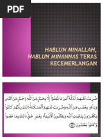 Hablum Minallah, Hablum