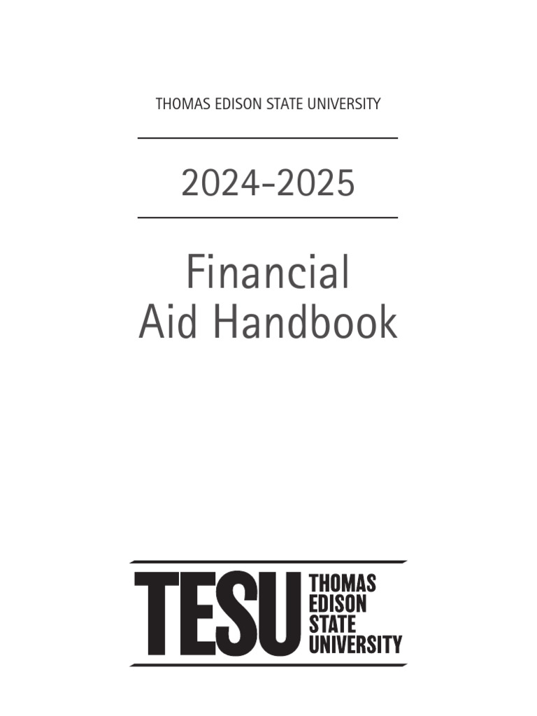 2024-2025 TESU Financial Aid Guide | PDF | Student Financial Aid In The ...
