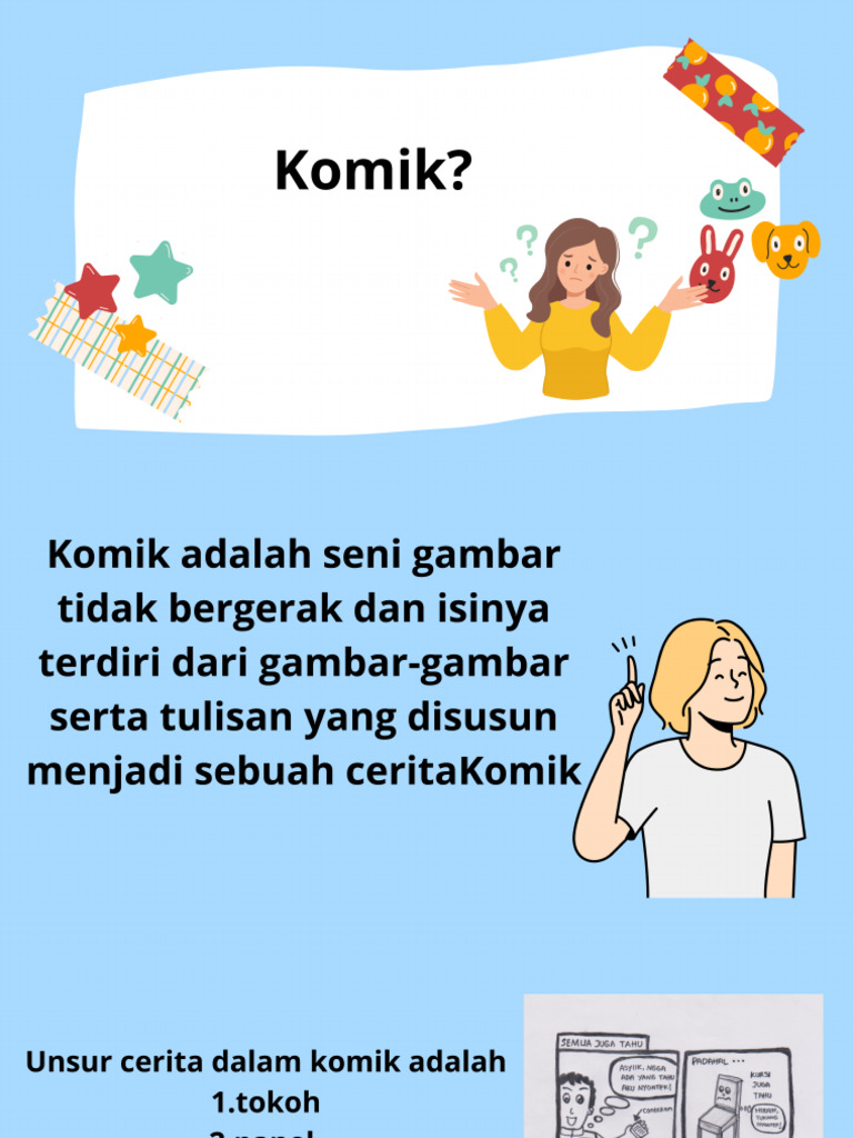 Materi Jenis Dan Unsur Komik | PDF