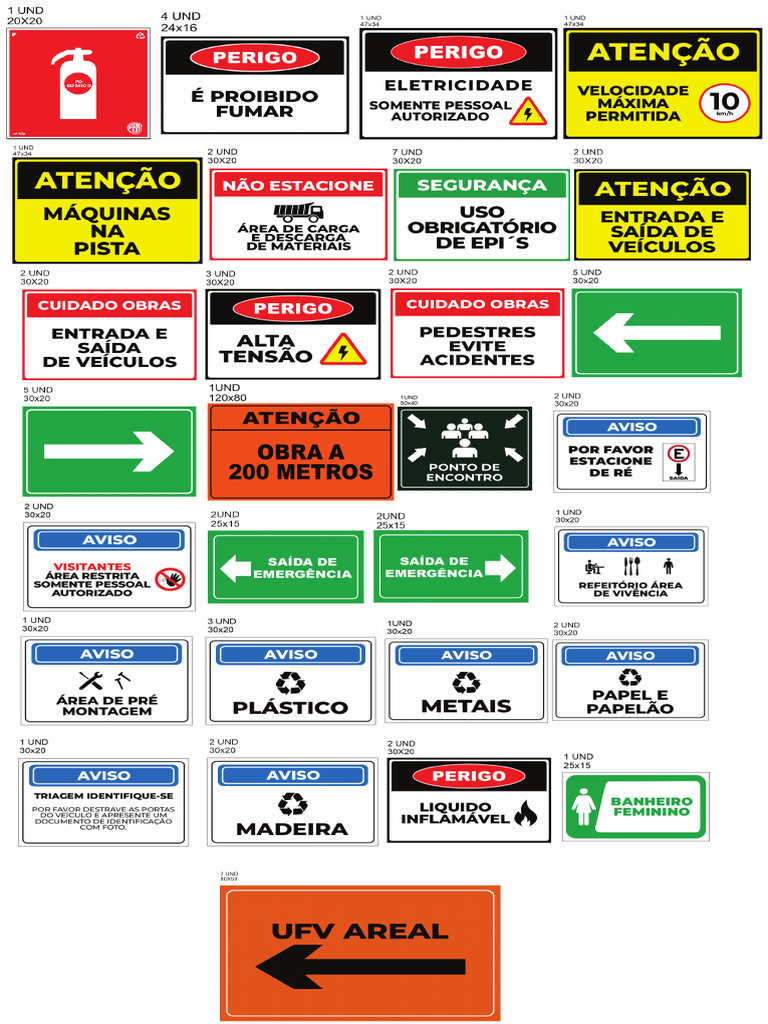 Placas De Sinalizacao Fiberx Pdf