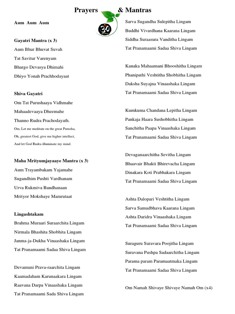 Hanuman Chalisa and Mantras Collection | PDF | Shiva | Hindu Literature