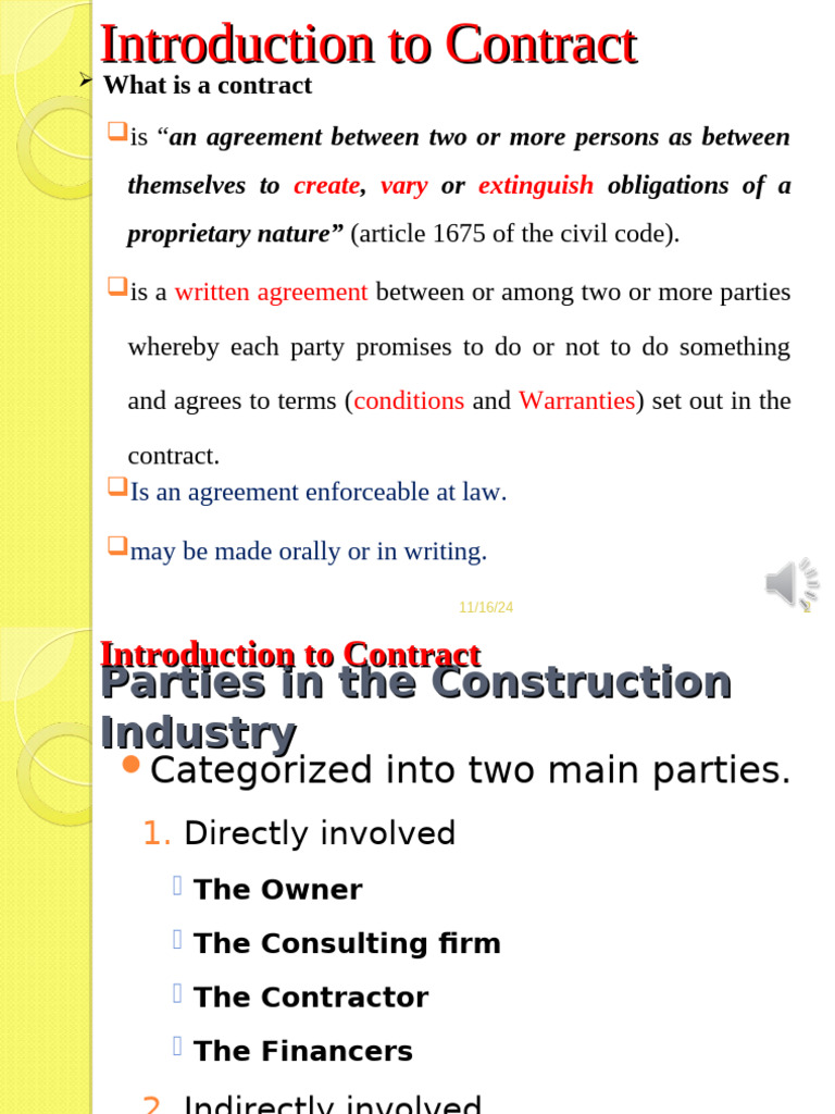 Construction Contract Basics Guide | PDF | Breach Of Contract ...