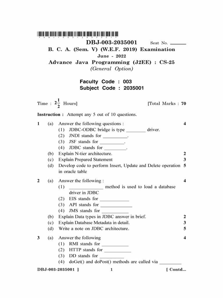 J2ee 2022 pdf