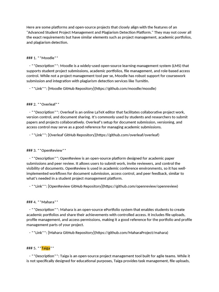 Project Management Tools for Students | PDF | Version Control | Turnitin
