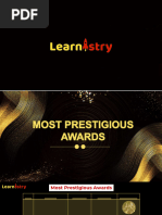 Overview of Major Global Awards | PDF | Wolfgang Amadeus Mozart