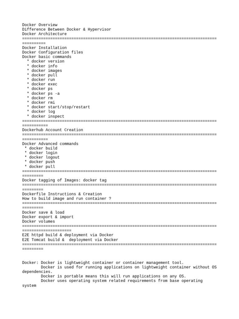 Docker Notes | PDF | Computing | Software