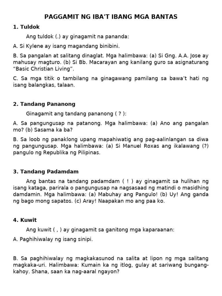 BANTAS | PDF
