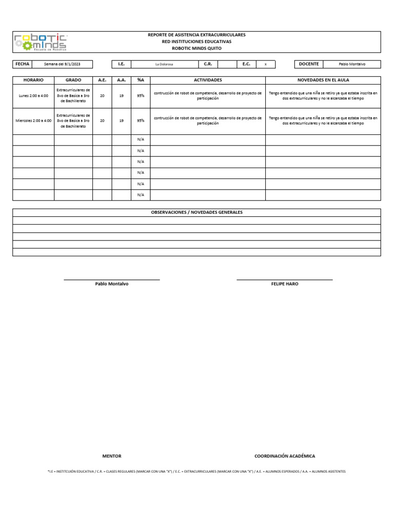 Asistenciadolorosaextrasemana 09 01 pdf