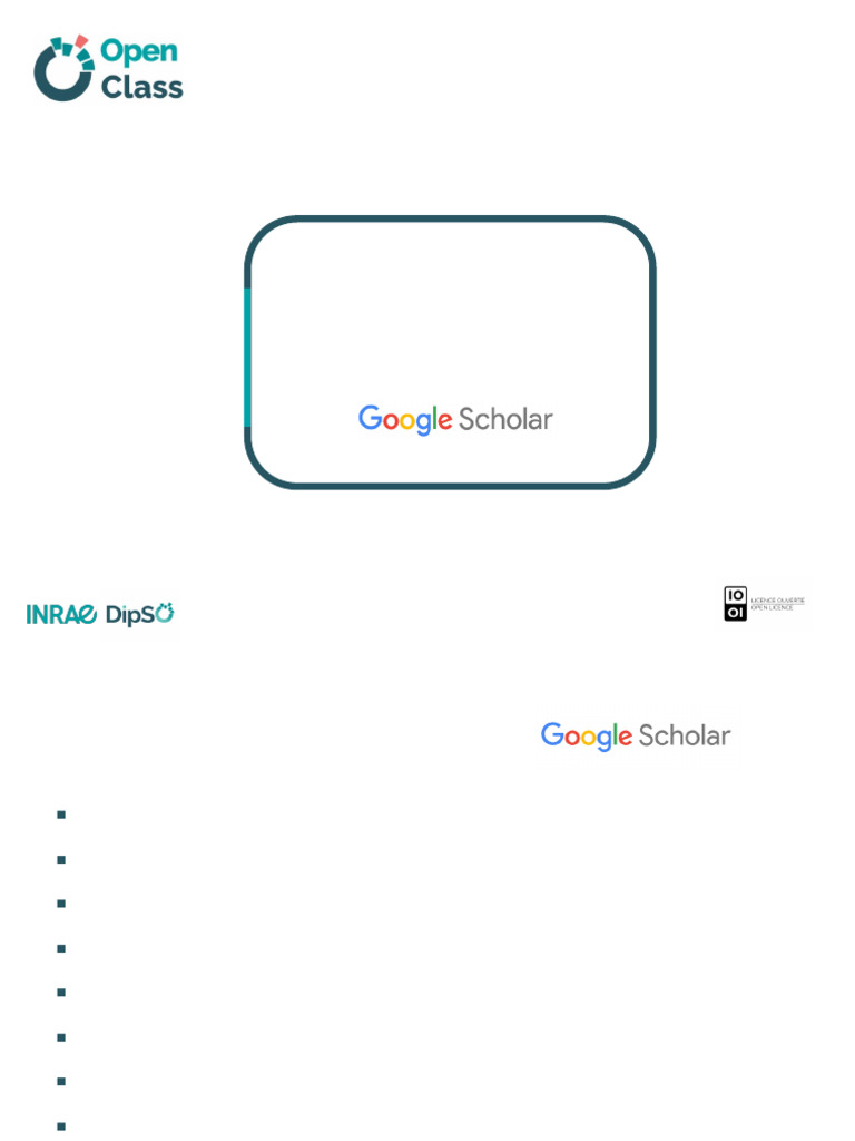 Guide complet sur Google Scholar | PDF | Internet | Internet et Web