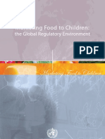 Marketing Food to Children - Global