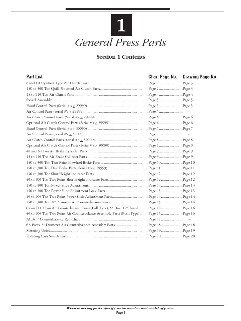 Rouselle Press Parts Catalog | PDF | Brake | Piston
