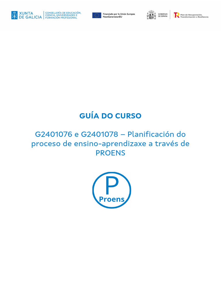 G2401076-78 - Planificacion Do Proceso de Ensino Aprendizaxe A Traves ...