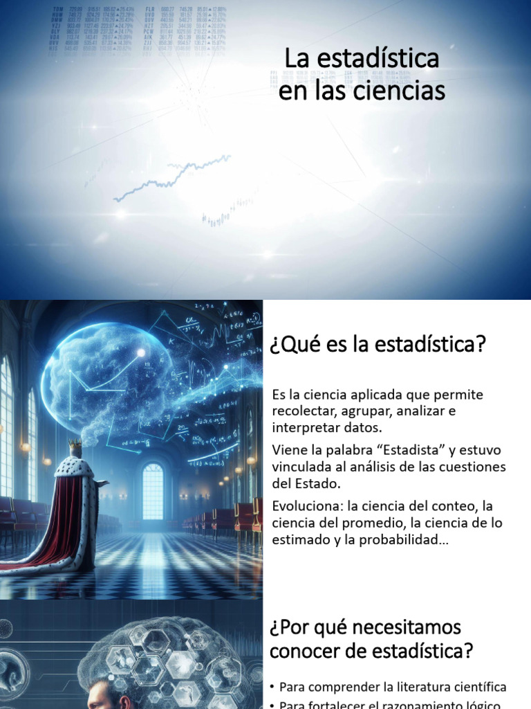 Clase 13 - La Estadstica en Las Ciencias | PDF | Estadsticas | Mediana
