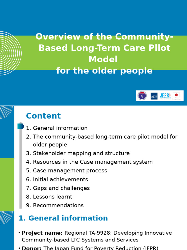 #1. TA9928 - EnG - Pilot Community-Based LTC Model (NTT2) (BT) | PDF ...