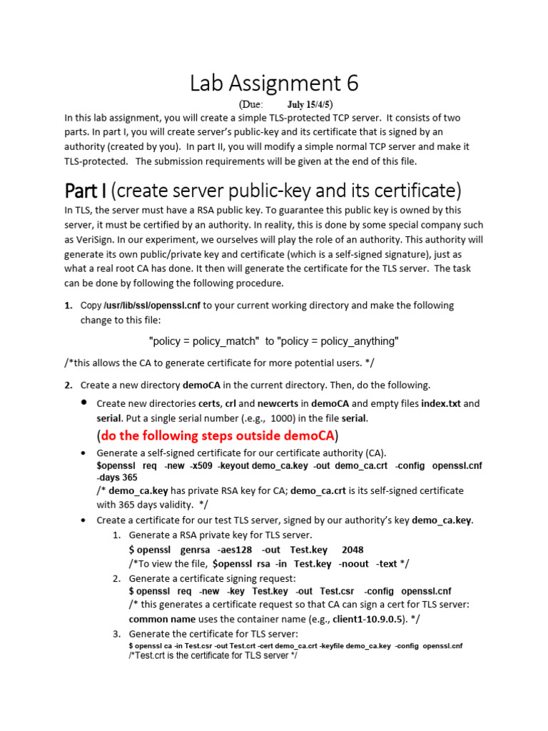 Lab-6 | PDF | Public Key Certificate | Transport Layer Security