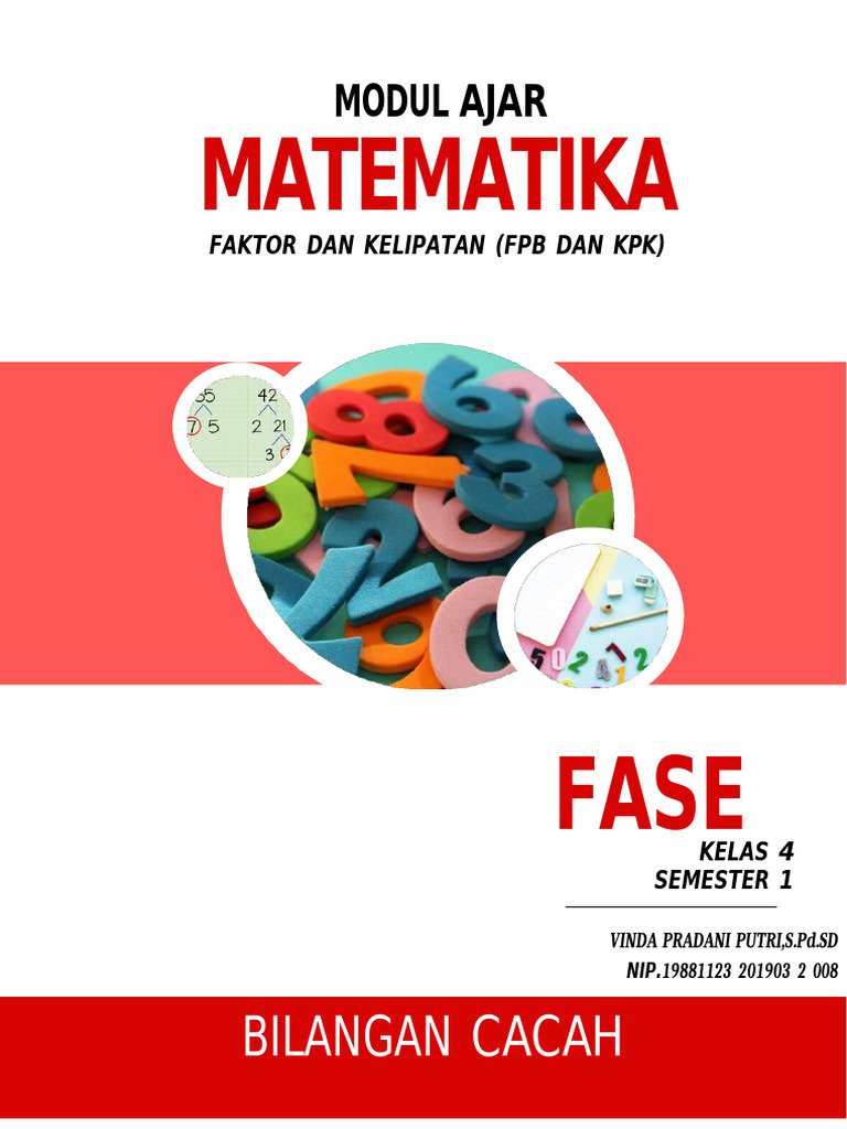 Modul Ajar FPB dan KPK Kelas 4 | PDF | Kesehatan Holistik