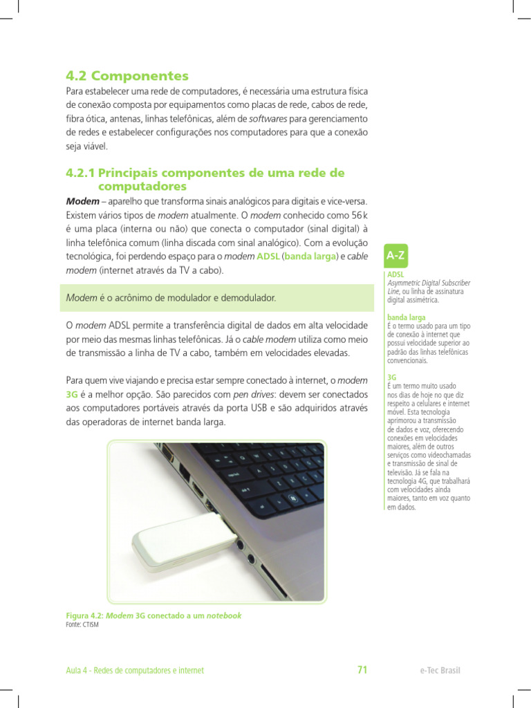 Arte Informatica Basica-71-80 | PDF | Rede de computadores | Modem