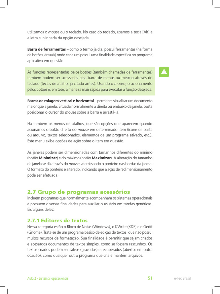 Arte Informatica Basica-51-60 | PDF | Janela (informática) | Sistema ...