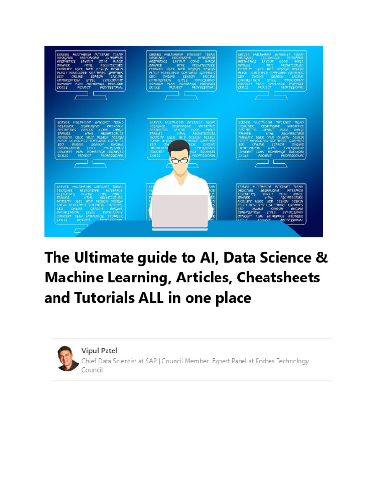 Comprehensive AI & Data Science Guide | PDF | Artificial Neural Network ...