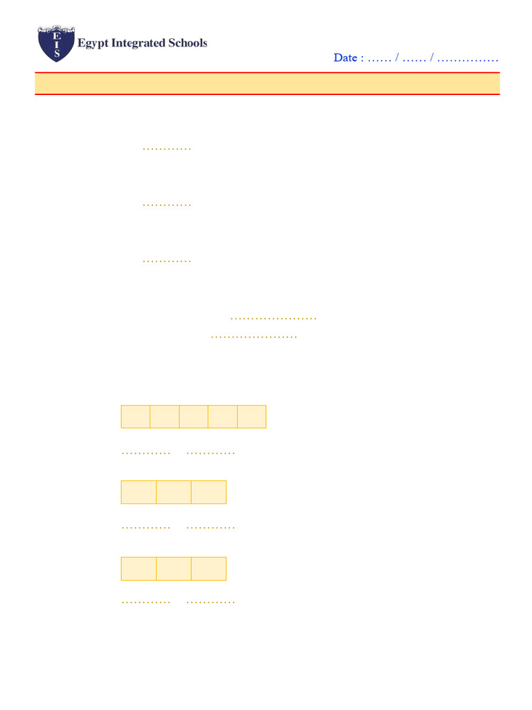 4T1 Math Worksheet (3) 2025 | PDF | Multiplication | Mathematical Objects