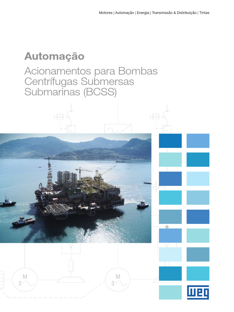 WEG Acionamentos para Bombas Centrifugas Submersas Submarinas Bcss ...