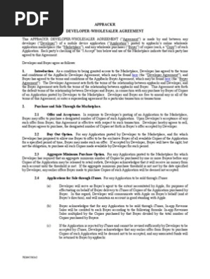 Appbackr Developer Backr Agreement v1.1