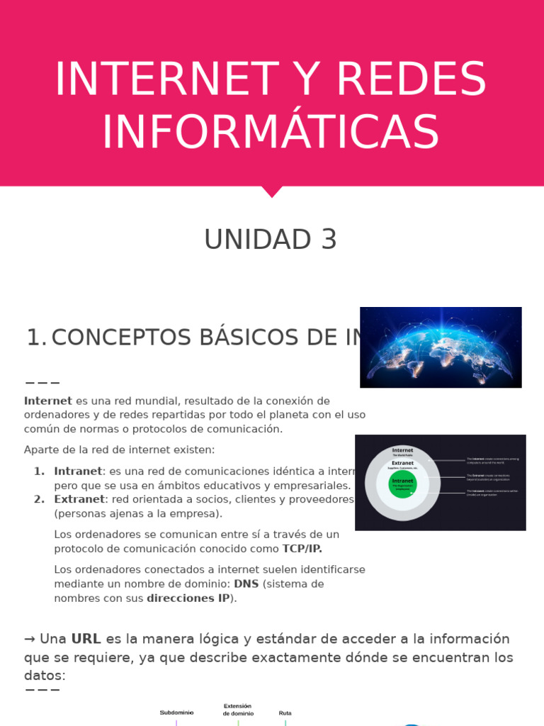 Internet y Redes Informáticas | PDF | Internet | Red mundial