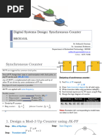 Mod-6 Synchronous Counter Design | PDF | Electronic Design | Digital ...