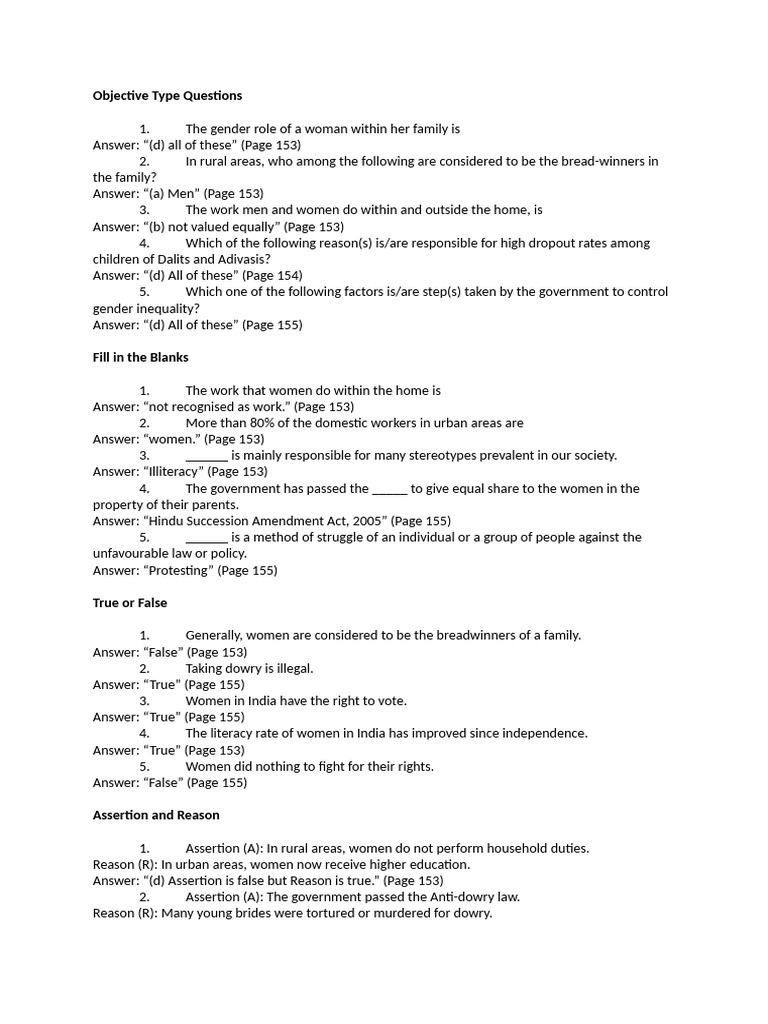 objective-type-questions-pdf-gender-studies-gender-inequality