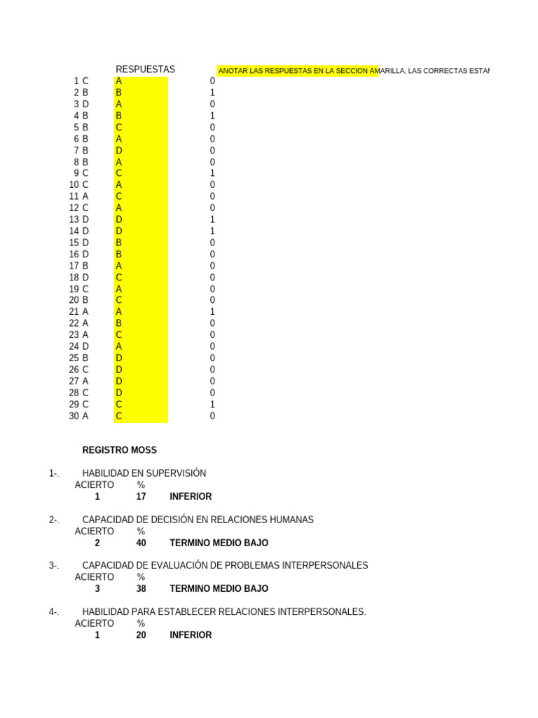 Software - Test de Moss | PDF