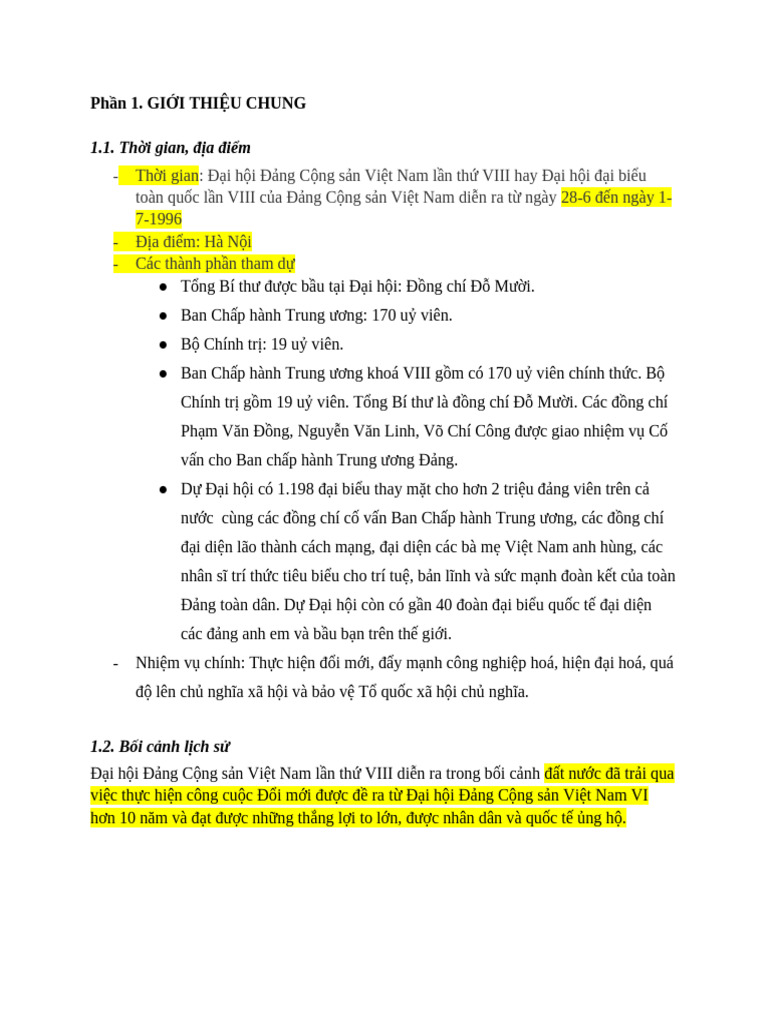 TT Phần 1 LSĐ | PDF