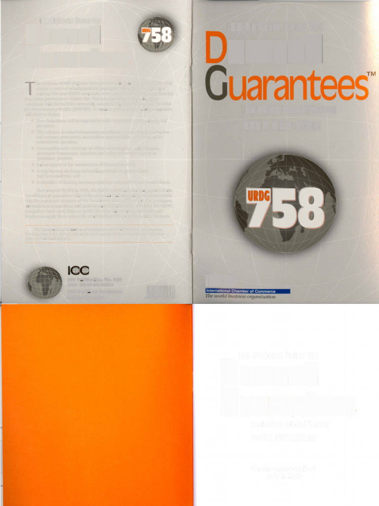 URDG 758: Revised Demand Guarantee Rules | PDF | Guarantee | Civil Law ...