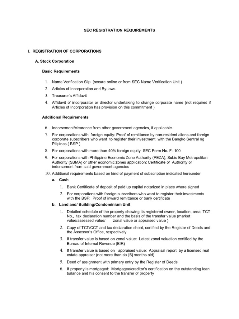 Sec Registration Requirements PDF Stocks Dividend
