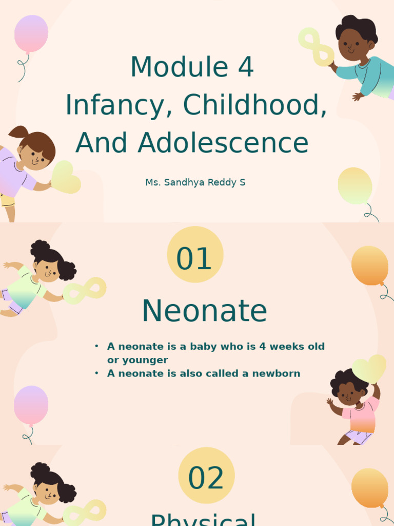 Module 4 Infancy, Childhood, and Adolescence | PDF | Perception ...